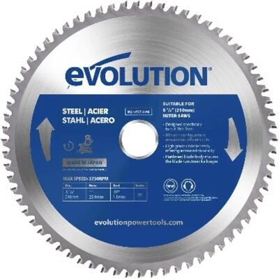 Disque de coupe en carbure de tungstène Evolution - 210mm - Publicité Disque de coupe en carbure de tungstène Evolution - 210mm - Publicité
