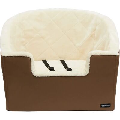 Basics AMZBS-004 Hundbilsstol för bil - Stor, Brun Basics AMZBS-004 Hundbilsstol för bil - Stor, Brun