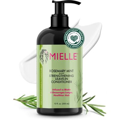 Mielle Organics Rosemary Mint Strengthening Leave-In Conditioner - 355ml Mielle Organics Rosemary Mint Strengthening Leave-In Conditioner - 355ml