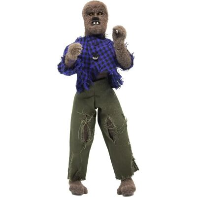 Figurine d'action Mego Loup-Garou Flocked 20cm - Collection Horrifique - Publicité Figurine d'action Mego Loup-Garou Flocked 20cm - Collection Horrifique - Publicité