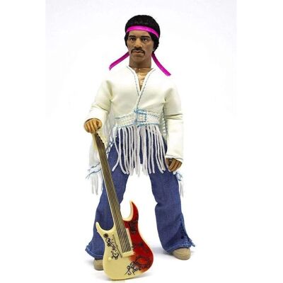 Figurine d'Action Jimi Hendrix - Woodstock Floconné - 20cm Figurine d'Action Jimi Hendrix - Woodstock Floconné - 20cm