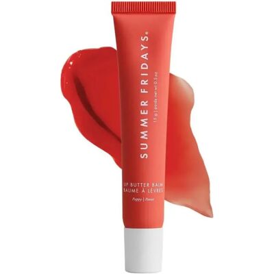 Summer Fridays Poppy 15 G Lip Balm - Fugtighedsbevarende & Glans Summer Fridays Poppy 15 G Lip Balm - Fugtighedsbevarende & Glans
