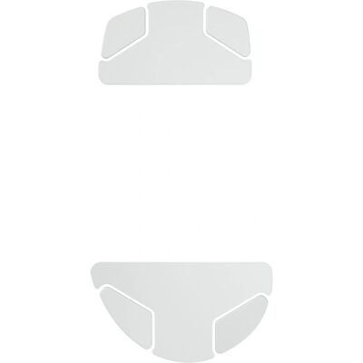 Glorious PC Gaming Race G-Skates - Modello D - Bianco - Piedini del mouse Glorious PC Gaming Race G-Skates - Modello D - Bianco - Piedini del mouse