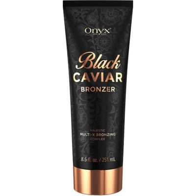 Onyx Black Caviar Lotion de Bronzage - Solarium, Extérieur, Routine - Publicité Onyx Black Caviar Lotion de Bronzage - Solarium, Extérieur, Routine - Publicité