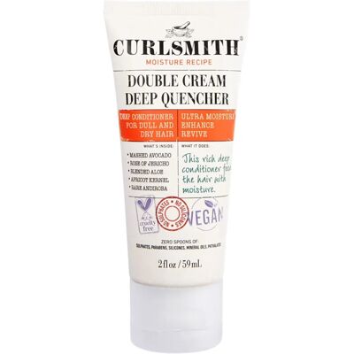 Curlsmith Deep Quencher - Moisture Recipes Double Cream Travel Size Curlsmith Deep Quencher - Moisture Recipes Double Cream Travel Size