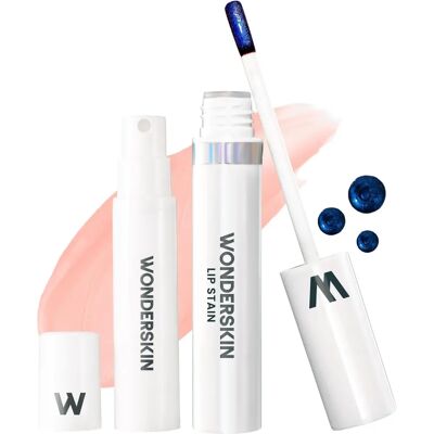 Wonderskin Wonder Blading Peel & Reveal Lip Stain Kit - Pfirsich Rose Wonderskin Wonder Blading Peel & Reveal Lip Stain Kit - Pfirsich Rose