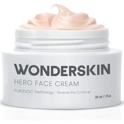Wonderskin Purevoc Crème Visage Éclat Toute la Journée - Hydratante, Lumineuse, 30ml - Publicité Wonderskin Purevoc Crème Visage Éclat Toute la Journée - Hydratante, Lumineuse, 30ml - Publicité