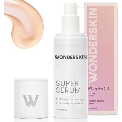 WONDERSKIN PUREVOC All Day Glow Serum - Aufhellend, Feuchtigkeitsspendend, Faltenmildernd WONDERSKIN PUREVOC All Day Glow Serum - Aufhellend, Feuchtigkeitsspendend, Faltenmildernd