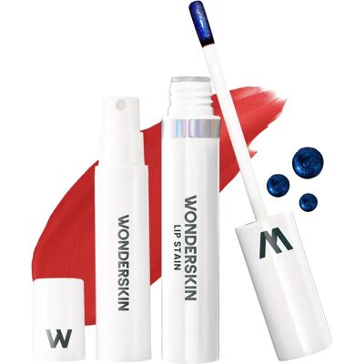 Wonderskin Hayley Reichhaltiges Neutrales Rot Lip Stain Kit Wonderskin Hayley Reichhaltiges Neutrales Rot Lip Stain Kit