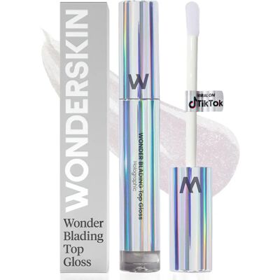 WONDERSKIN Wonder Blading Top Gloss - Holografisk rosa lip gloss WONDERSKIN Wonder Blading Top Gloss - Holografisk rosa lip gloss