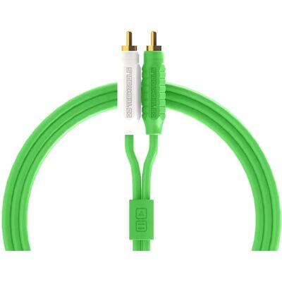 DJTechTools Chroma Cables Audio MK2 RCA - Grün - Kabel für DJs DJTechTools Chroma Cables Audio MK2 RCA - Grün - Kabel für DJs
