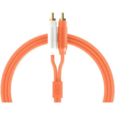DJTECHTOOLS Chroma Cables Audio MK2 RCA - Neon Orange - Kabel für DJs DJTECHTOOLS Chroma Cables Audio MK2 RCA - Neon Orange - Kabel für DJs