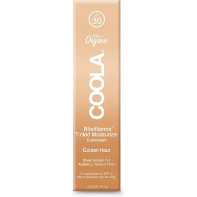 Coola Rosilliance Tönende Feuchtigkeitscreme Organische Sonnencreme SPF 30 (44ml) Goldene Stunde Coola Rosilliance Tönende Feuchtigkeitscreme Organische Sonnencreme SPF 30 (44ml) Goldene Stunde