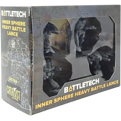 Catalyst Lance de Combat Lourde - Miniature pour Battletech Catalyst Lance de Combat Lourde - Miniature pour Battletech