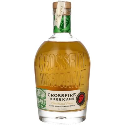 CROSSFIRE HURRICANE Rhum des Caraïbes - Saveur Tropicale Riche - 40% Vol. Publicité CROSSFIRE HURRICANE Rhum des Caraïbes - Saveur Tropicale Riche - 40% Vol. Publicité