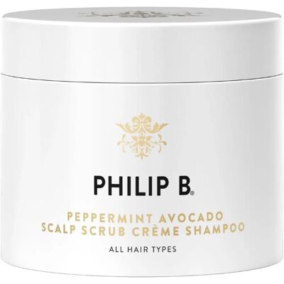 Philip B Peppermint Avocado Scalp Scrub - All Hair Types 236ml Philip B Peppermint Avocado Scalp Scrub - All Hair Types 236ml