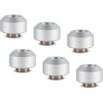 Optimus Hardtube Fitting - 12mm Ezüst - 6 Darab Optimus Hardtube Fitting - 12mm Ezüst - 6 Darab