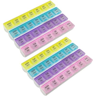 MEDca - Organizador mensal de pílulas - 28 dias - Pill Organizer MEDca - Organizador mensal de pílulas - 28 dias - Pill Organizer