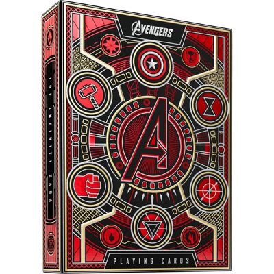 Theory11 Avengers - Cała saga nieskończoności Czerwone karty - Talia 52 Theory11 Avengers - Cała saga nieskończoności Czerwone karty - Talia 52
