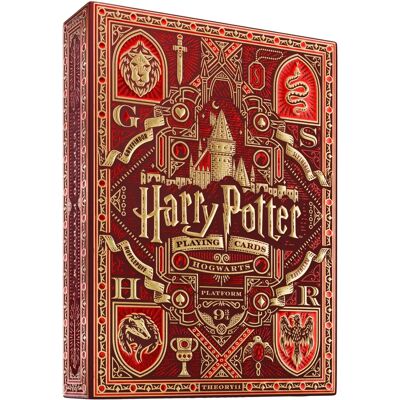 Czerwone karty do gry Harry Potter - Theory11 Zestaw premium Czerwone karty do gry Harry Potter - Theory11 Zestaw premium