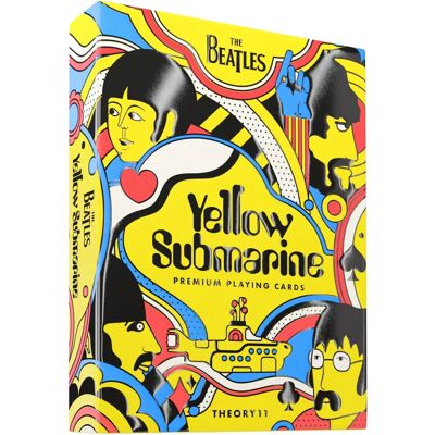 Theory11 Yellow Submarine Spielkarten - 52 Karten - Hochwertig Theory11 Yellow Submarine Spielkarten - 52 Karten - Hochwertig