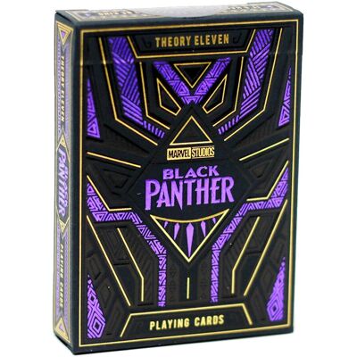 Marvel Black Panther - Premium pokerowa talia - 52 karty - Wyprodukowano w USA Marvel Black Panther - Premium pokerowa talia - 52 karty - Wyprodukowano w USA