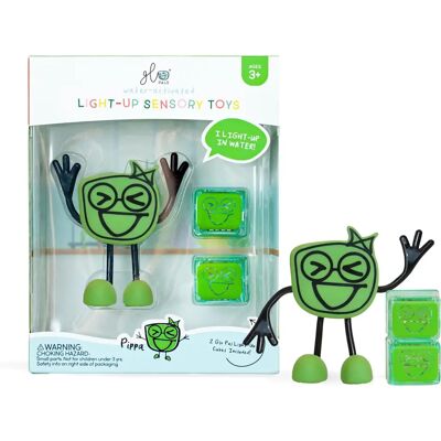 Glo Pals Bath Toy Set - Green - Interactive & Light-up Glo Pals Bath Toy Set - Green - Interactive & Light-up