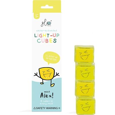 Glo Pals Gelbe Licht-up Badespielzeug Würfel Glo Pals Gelbe Licht-up Badespielzeug Würfel