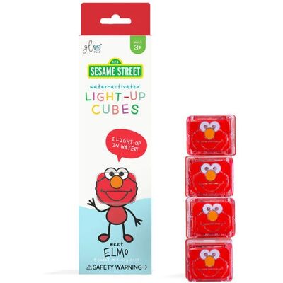 glo Elmo Cubes Lumineux - Blocs de Bain pour Enfants 3+ - Publicité glo Elmo Cubes Lumineux - Blocs de Bain pour Enfants 3+ - Publicité