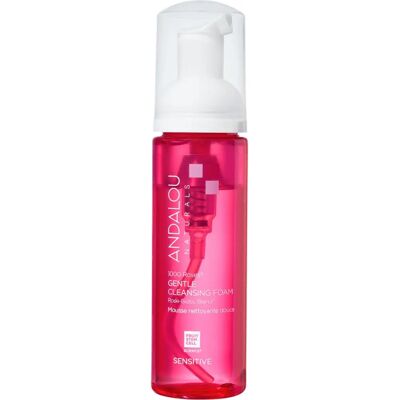 Andalou Naturals 1000 Roses Gentle Cleansing Foam - Facial Cleanser Andalou Naturals 1000 Roses Gentle Cleansing Foam - Facial Cleanser
