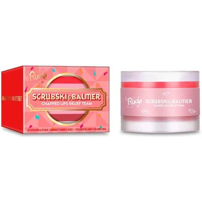Rude Cosmetics Juicy Peach Lip Balm & Scrub Set Rude Cosmetics Juicy Peach Lip Balm & Scrub Set