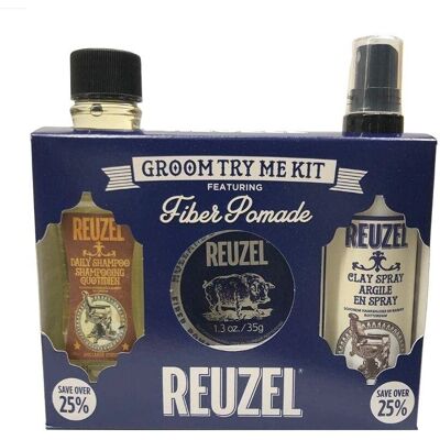 Zestaw pielęgnacyjny Reuzel - Fiber 3 sztuki 100 ml - Zestaw pielęgnacyjny Zestaw pielęgnacyjny Reuzel - Fiber 3 sztuki 100 ml - Zestaw pielęgnacyjny