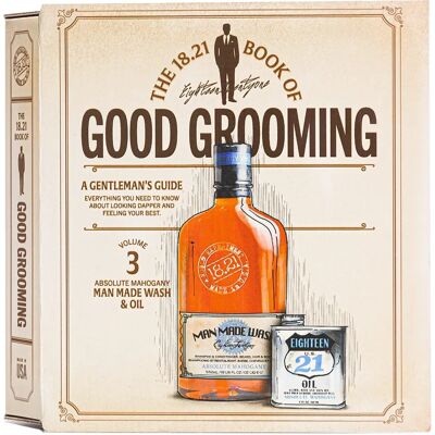 Man Made Book Of Good Grooming Volume 3 - Mahagoni Pflege-Set Man Made Book Of Good Grooming Volume 3 - Mahagoni Pflege-Set