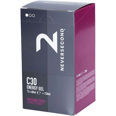 Neversecond C30 Gel Énergétique Fruit de la Passion - Energy Gel - Publicité Neversecond C30 Gel Énergétique Fruit de la Passion - Energy Gel - Publicité