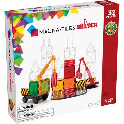Magna-Tiles Baukasten 32-teilig - Magnetisches Konstruktionsspielzeug Magna-Tiles Baukasten 32-teilig - Magnetisches Konstruktionsspielzeug