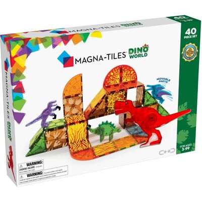 Magna-Tiles Dino World 40 Teile Magnetset - Mehrfarbig Magna-Tiles Dino World 40 Teile Magnetset - Mehrfarbig