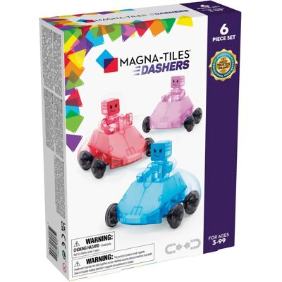Magna-Tiles Magnetyczne Zabawki - Zestaw Dashers - Kompatybilny z wszystkimi zestawami Magna-Tiles Magnetyczne Zabawki - Zestaw Dashers - Kompatybilny z wszystkimi zestawami