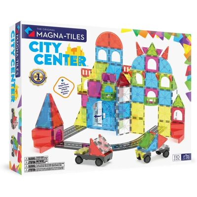 MAGNA-TILES® City Center 110-teiliger Magnetbaukasten - Die Original Magnet-Baumeistermarke MAGNA-TILES® City Center 110-teiliger Magnetbaukasten - Die Original Magnet-Baumeistermarke