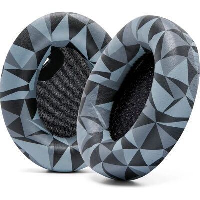 Memory Foam Putere for Sony WH1000-XM4 - Geo Grey Hodetelefoner Memory Foam Putere for Sony WH1000-XM4 - Geo Grey Hodetelefoner