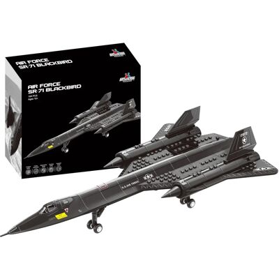Ensemble de blocs de construction Jet Blackbird SR-71 - 183 pièces - Jouet pour enfants 10+ - Publicité Ensemble de blocs de construction Jet Blackbird SR-71 - 183 pièces - Jouet pour enfants 10+ - Publicité