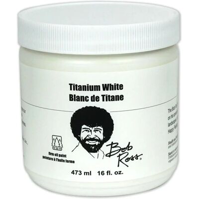Bob Ross Liquide Blanc 473ml - Peinture Blanche Liquide - Publicité Bob Ross Liquide Blanc 473ml - Peinture Blanche Liquide - Publicité