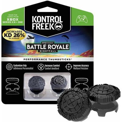 KontrolFreek Xbox Series X|S/Xbox One Performance Thumbsticks (4 Prong) - FPS Freek Battle Royale Nightfall Performance KontrolFreek Xbox Series X|S/Xbox One Performance Thumbsticks (4 Prong) - FPS Freek Battle Royale Nightfall Performance