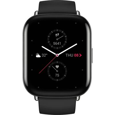 Montre intelligente AMOLED Zepp E Square d'Amazfit pour oxygène sanguin - Noir Montre intelligente AMOLED Zepp E Square d'Amazfit pour oxygène sanguin - Noir