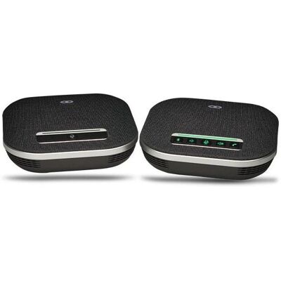 BOOM GEMINI Haut-parleur de conférence Bluetooth - Noir - Publicité BOOM GEMINI Haut-parleur de conférence Bluetooth - Noir - Publicité