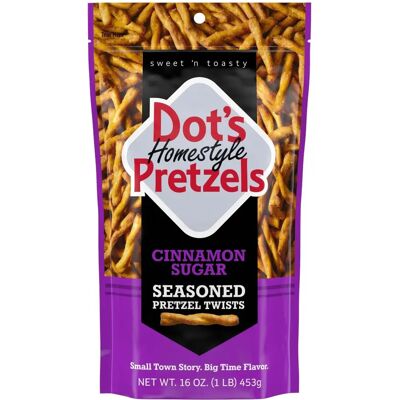 Dot's Pretzels 71928 Twist de Pretzels à la Cannelle - Pretzels - Publicité Dot's Pretzels 71928 Twist de Pretzels à la Cannelle - Pretzels - Publicité