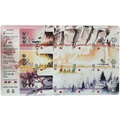 Stonemaier Games Wyrmspan Spielmatte - Hochwertiges Spielezubehör Stonemaier Games Wyrmspan Spielmatte - Hochwertiges Spielezubehör