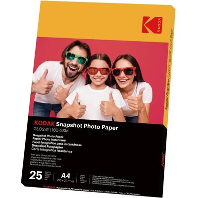 Kodak A4 Glanz Fotopapier - 25 Blatt Kodak A4 Glanz Fotopapier - 25 Blatt