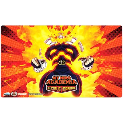 Tapis de jeu Endeavor - Jeu de cartes à collectionner My Hero Academia - Publicité Tapis de jeu Endeavor - Jeu de cartes à collectionner My Hero Academia - Publicité