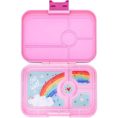 Yumbox Ροζ Bento Μεσημεριανό κουτί - 4 διαμερίσματα - Αδιάβροχο Yumbox Ροζ Bento Μεσημεριανό κουτί - 4 διαμερίσματα - Αδιάβροχο