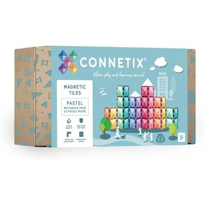 Connetix Pastell-Rechteckset - 24 Stück Connetix Pastell-Rechteckset - 24 Stück